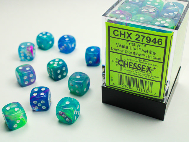 Dices (36D6) - Chessex Festive (Choose your Color)