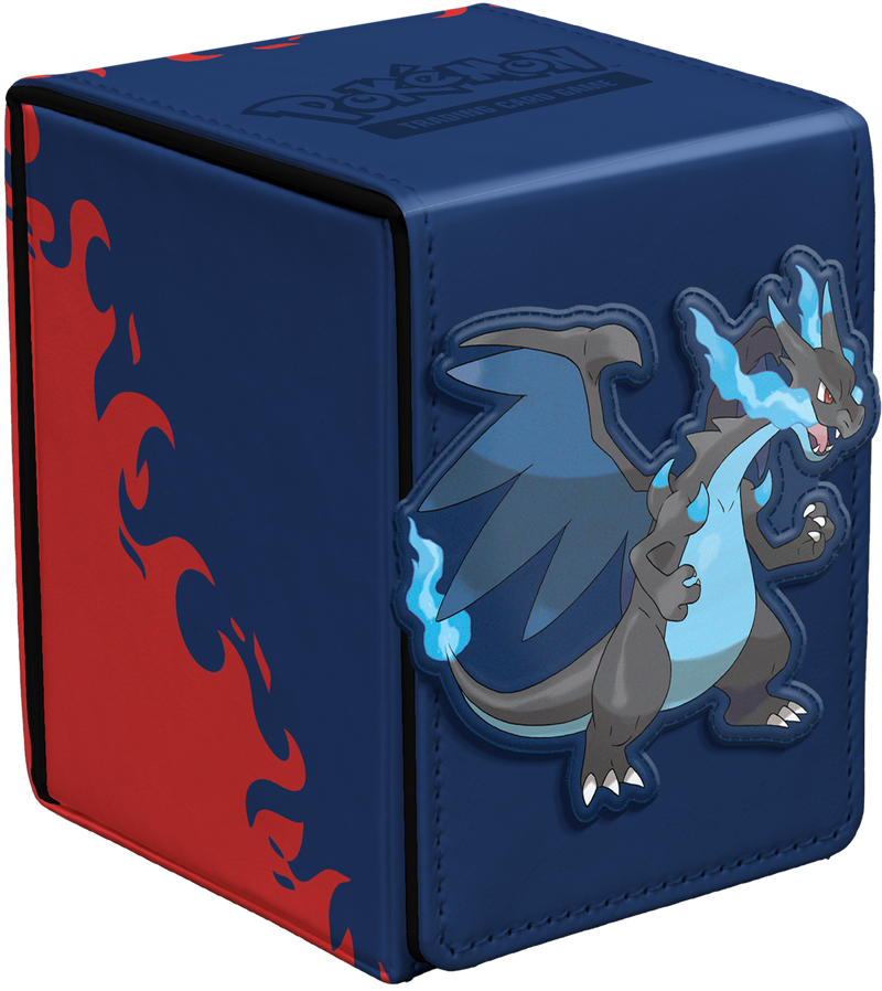 Ultra Pro - Pokemon - Mega Charizard - Alcove Flip Deck Box (Choose Your Design)