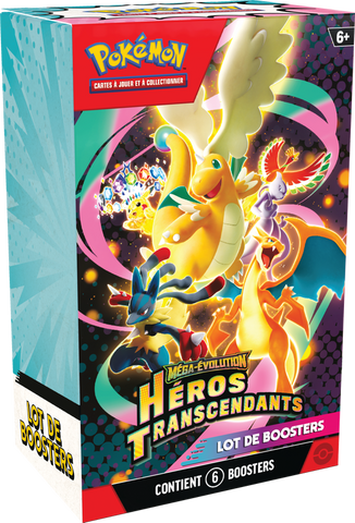 *Pre-Order* Pokémon - Mega Evolution: Héros Transcendants - Lot de Boosters - Français