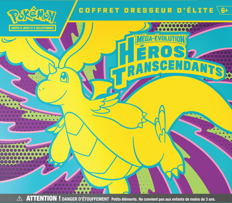 *Pre-Order* Pokémon - Mega Evolution: Héros Transcendants - Coffret Dresseur D'Élite - Français