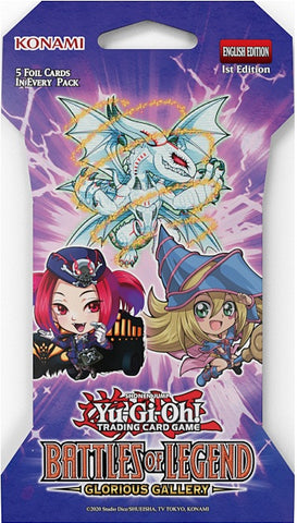 *Pre-Order* Yu-Gi-Oh! - Battles of Legend Glorious Gallery - Sleeved Booster Pack
