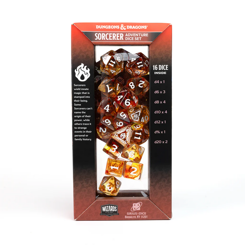 Dungeons & Dragons - Adventure Dice Sorcerer - Orange