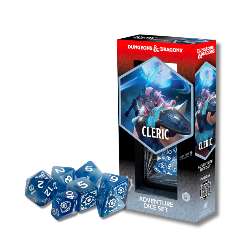 Dungeons & Dragons - Adventure Dice Cleric - White/Blue