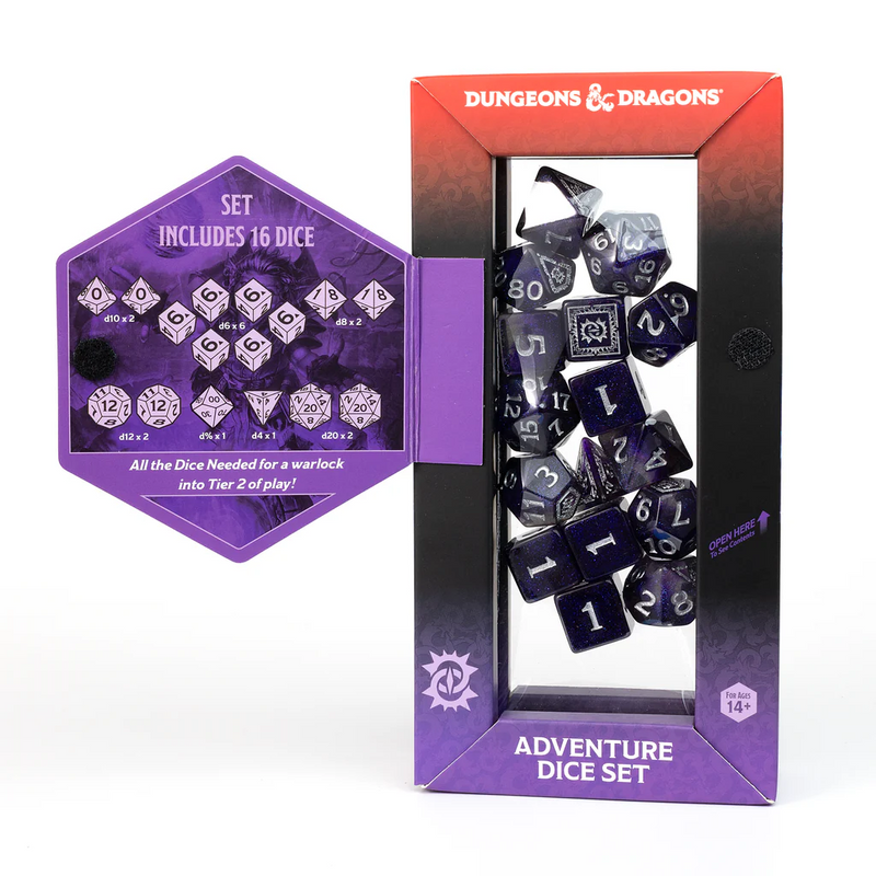Dungeons & Dragons - Adventure Dice Warlock - Purple