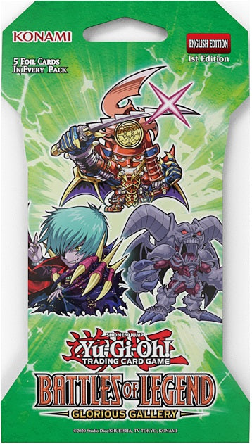 Yu-Gi-Oh! - Battles of Legend Glorious Gallery - 1st Edition - Sleeved Booster Pack