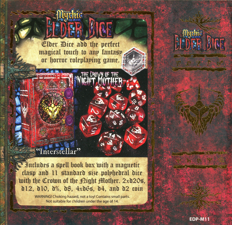 Mythic Elder Dice - Crown of the Night Mother - Interstellar