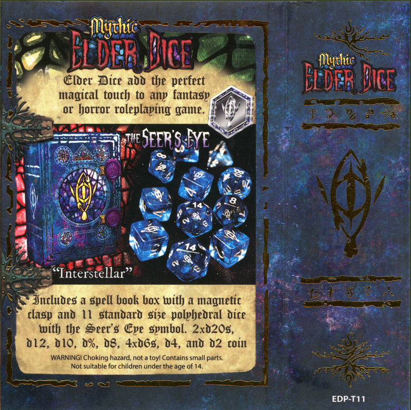 Mythic Elder Dice - Seer's Eye - Interstellar