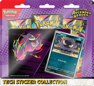 Pokémon - Mega Evolution: Ascended Heroes Gastly - Tech Sticker Collection