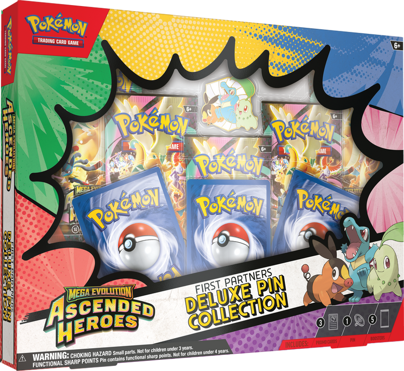 Pokémon - Ascended Heroes - First Partners Deluxe Pin Collection