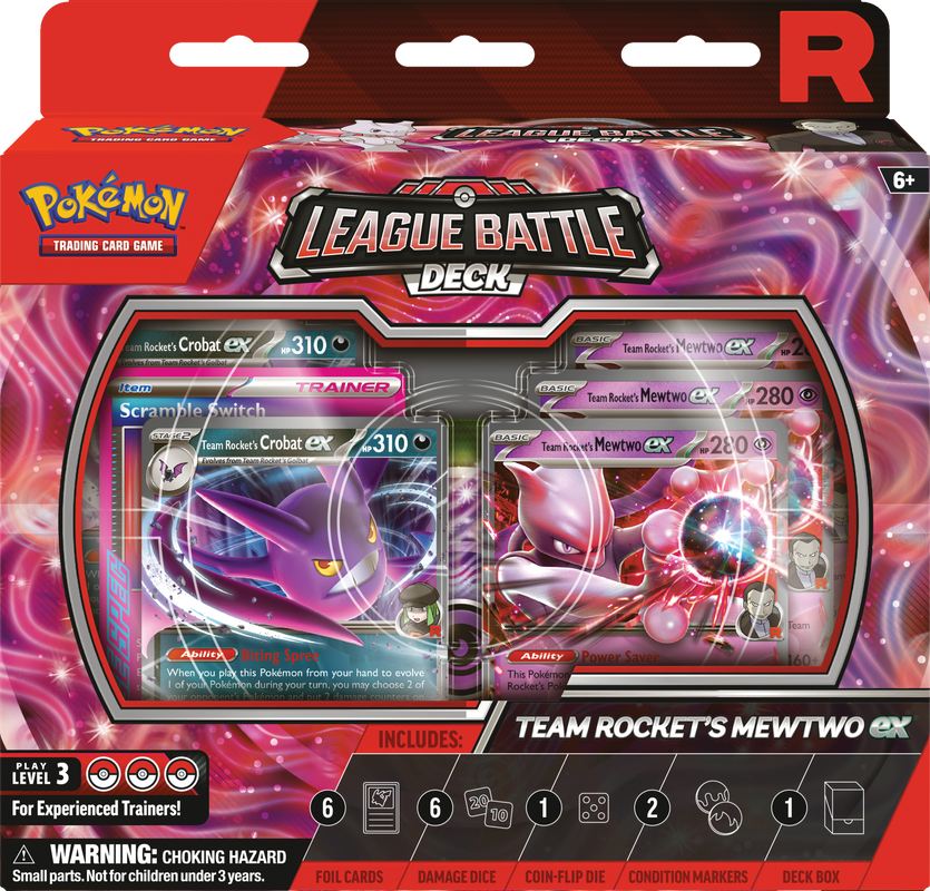 Pokémon - Team Rocket's Mewtwo ex - League Battle Deck