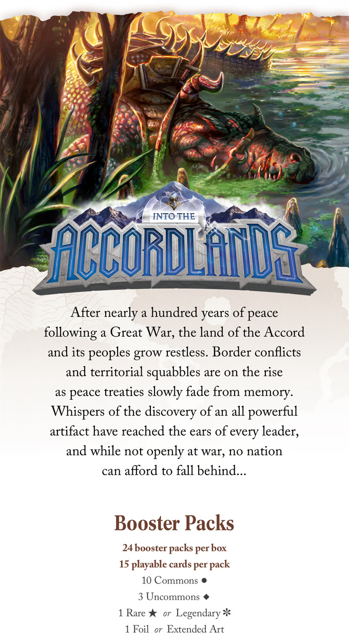 Warlord Saga of the Storm - Into the Accordlands - Booster Box