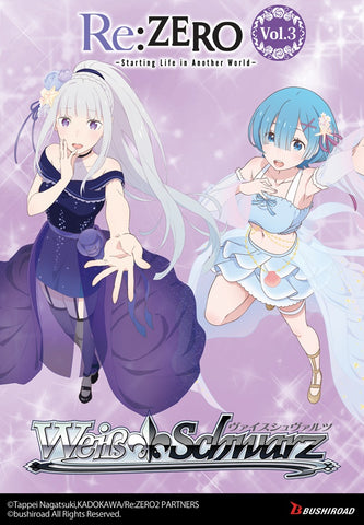 *Pre-Order* Weiss Schwarz - Re:Zero Starting Life in Another World Vol.3 - Booster Box