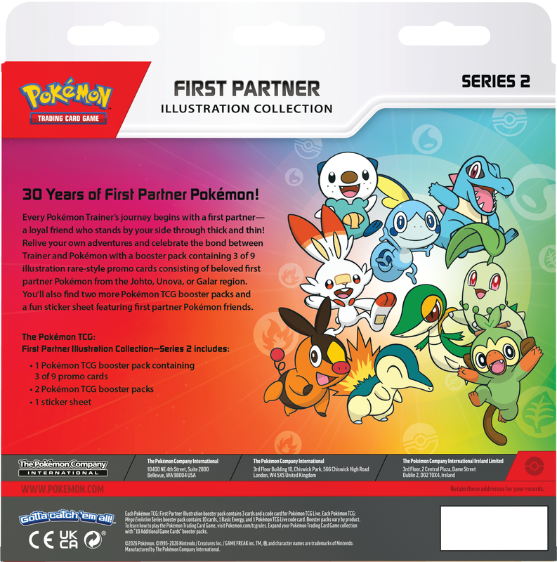 Pokémon - First Partner Illustration Series 2 - Collection Box
