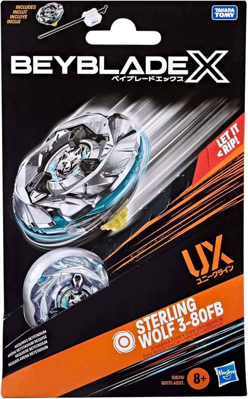 Beyblade X - Sterling Wolf 3-80FB UX (Stamina Type)