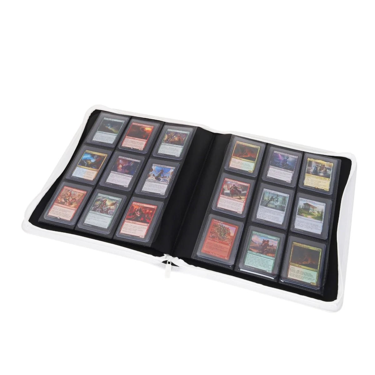 BCW - White - 9 Pocket Zippered Top Loader Binder (252)