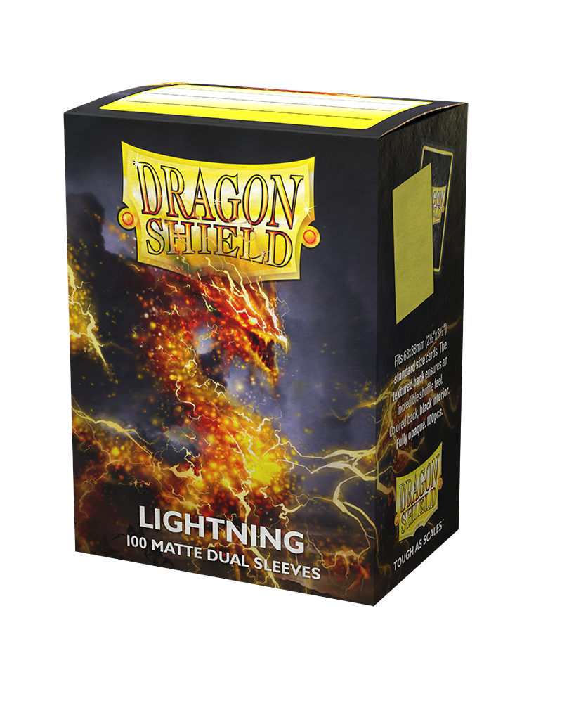 Dragon Shield - Standard Matte Dual Sleeves - Lightning (100)