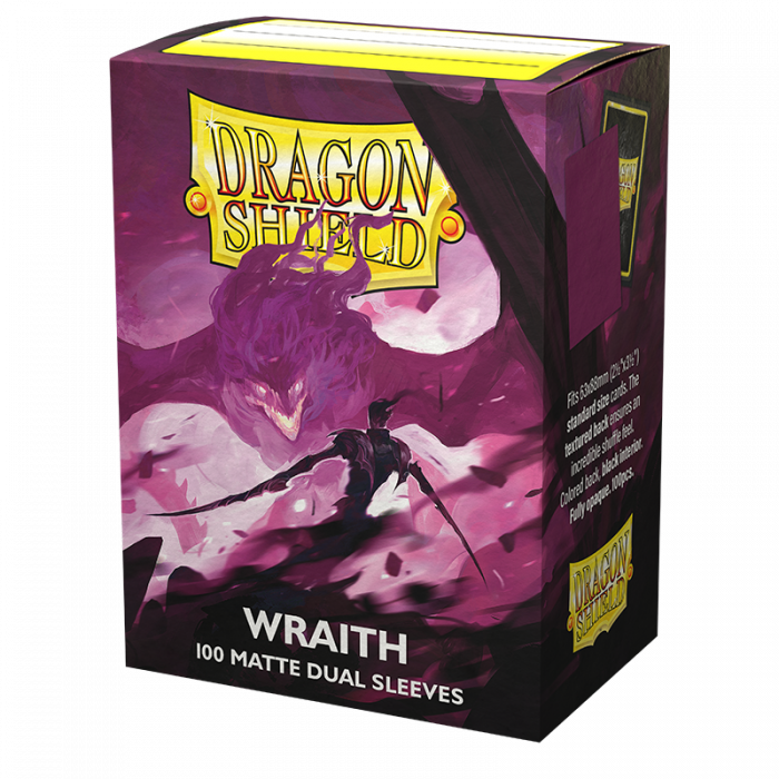 Dragon Shield - Standard Matte Dual Sleeves - Wraith (100)